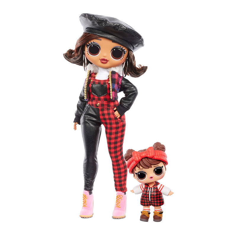 L.O.L. Surprise! O.M.G. Winter Chill Camp Cutie Fashion Doll & Babe in the Woods Doll with 25 Surprises