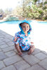 Zoocchini - Baby Swim Coverup - Shark - 0-12m