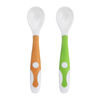 Kushies Silibend Bendable Feeding Spoons - Carrot/Citrus