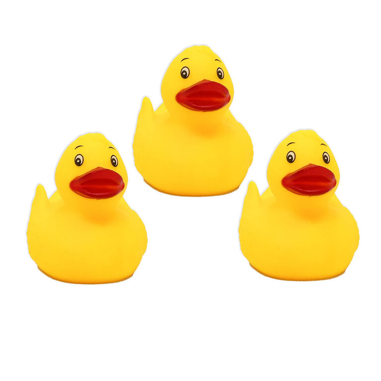 Small Wonders  3 Pack Bath Toys: Yellow Duckies