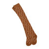 Baby Mode Ensemble 3 pièces en tricot froissé : motif floral marron, 3-6M
