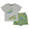 TMNT 2 Piece Tee & Short Set - Grey Mix - 3T