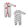 Koala Baby Boys 2 Pack Sleeper - French Bulldog, Newborn