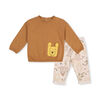 Winnie L'Ourson ens.Pantalon Brun 12/18M