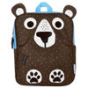 ZOOCCHINI - Toddler, Kids Everyday Square Backpack - Daycare, Nursery, Kindergarten, School Bag - Bosley the Bear