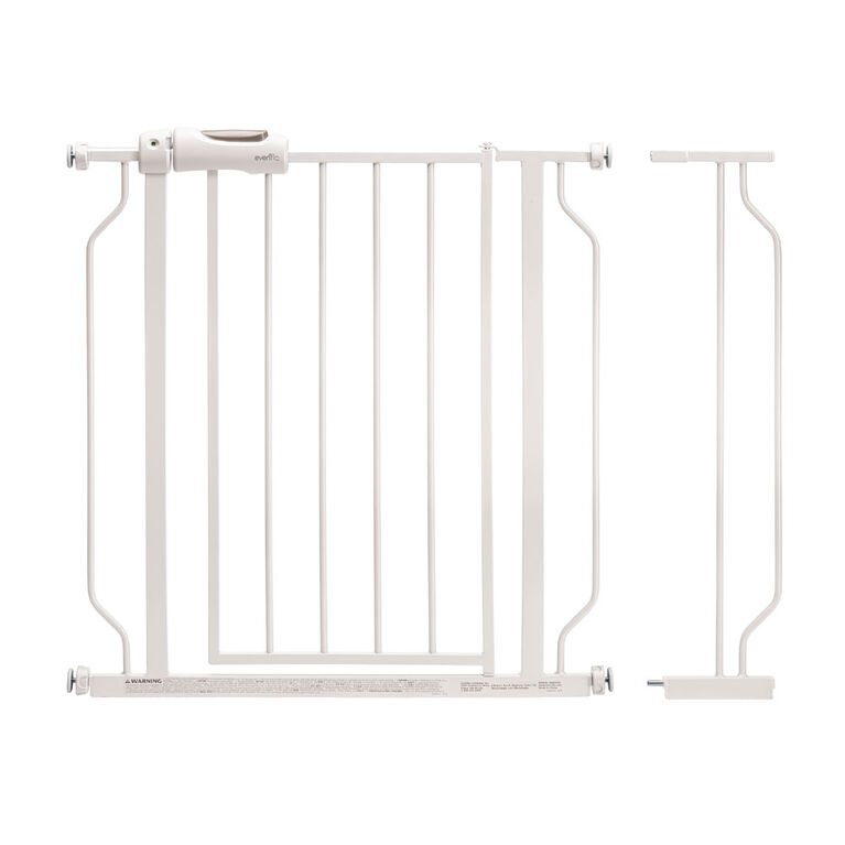 Barrière de sécurité Easy Walk-Thru Pass-Thru - Blanc Evenflo