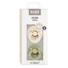 BIBS - Colour Pacifier 2Pk Anato Iv/Sg Size 2