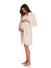 Chloe Rose Ensemble de Robe de Grossesse et d'Allaitement 2 Pièces Avoine