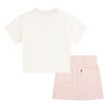 Levis T-shirt and Skirt Set - Pink - Size 6