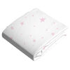 Kushies Baby Contour Change Pad Cover Flannel Pink Scribble Stars
