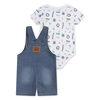 Levis Overall Set - Bright White