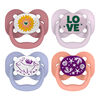 Advantage Pacifier Stage 1 Coral 4 Pack