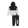 PUMA - Pullover Hoodie & Jogger Set Black 12 Months