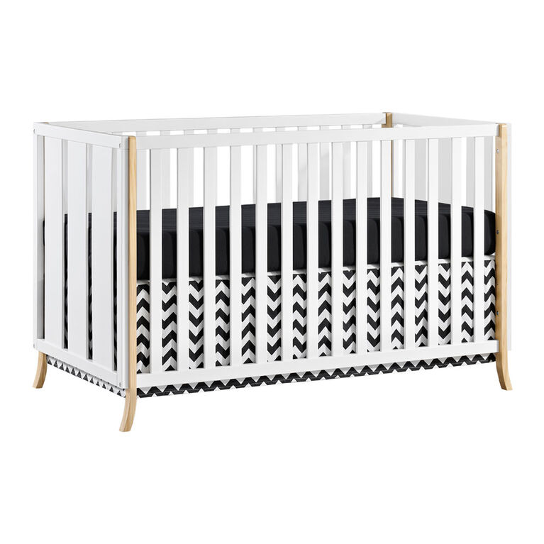 Arlie 4 In 1 Island Crib Whte/Natural - R Exclusive