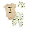 Sterling Baby 3 Piece Footed Set:Sand Giraffe 3M