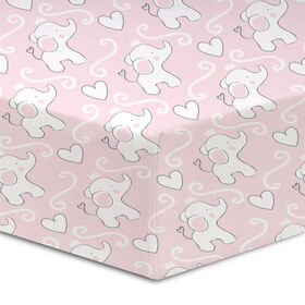 Koala Baby Cotton Percale Fitted Crib Sheet