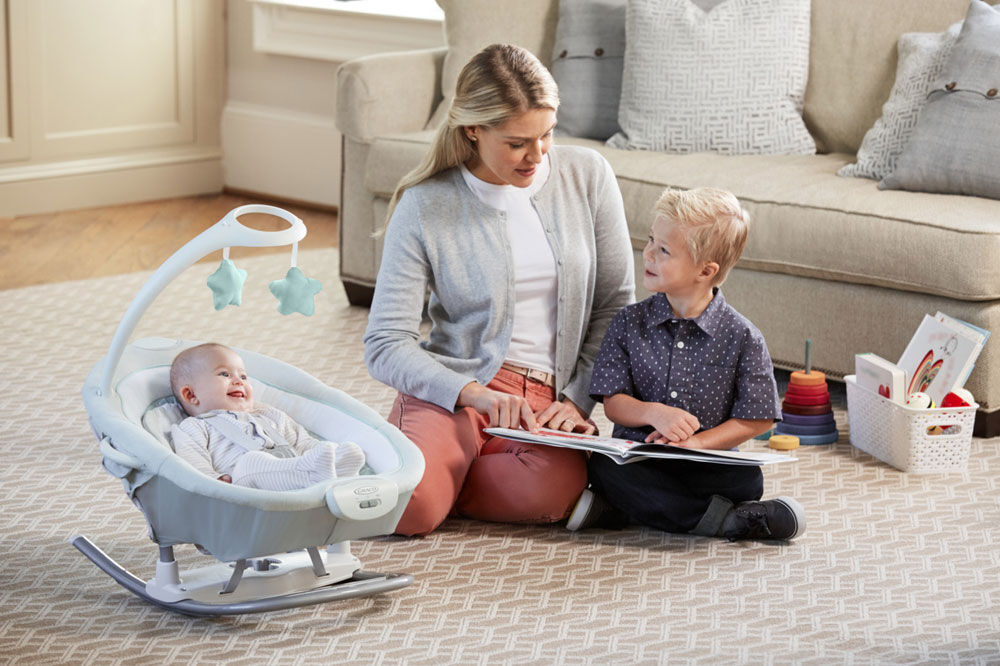 Graco duet glide hot sale swing with portable rocker