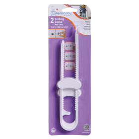 Dreambaby Sliding Lock with Catch - 2pk