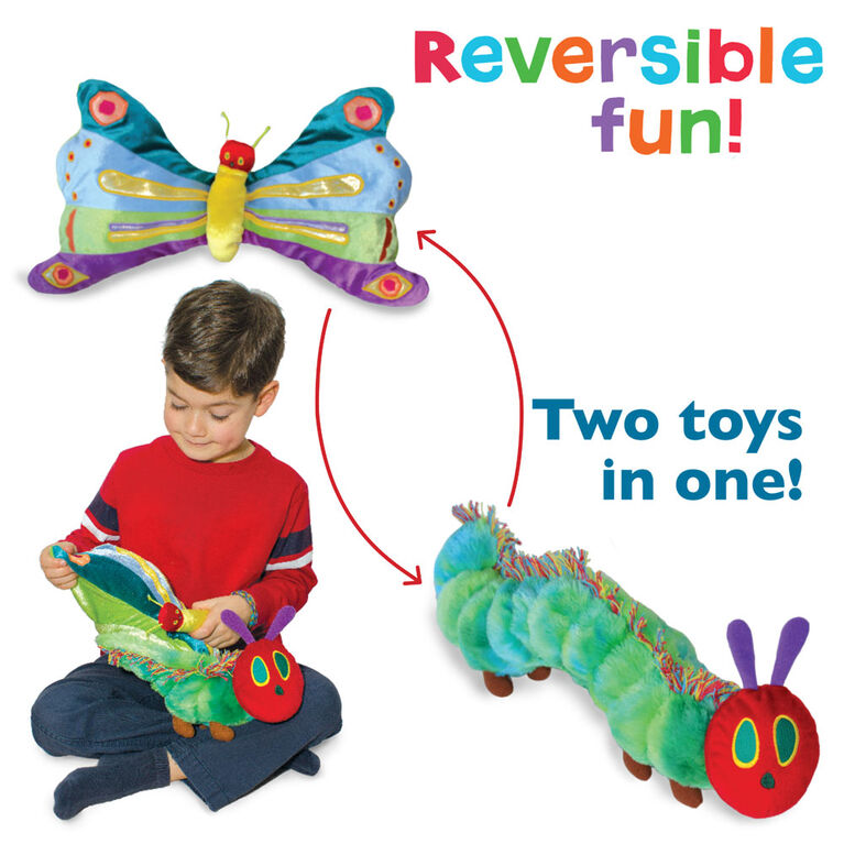 TVHC Reversible Caterpillar & Butterfly Plush