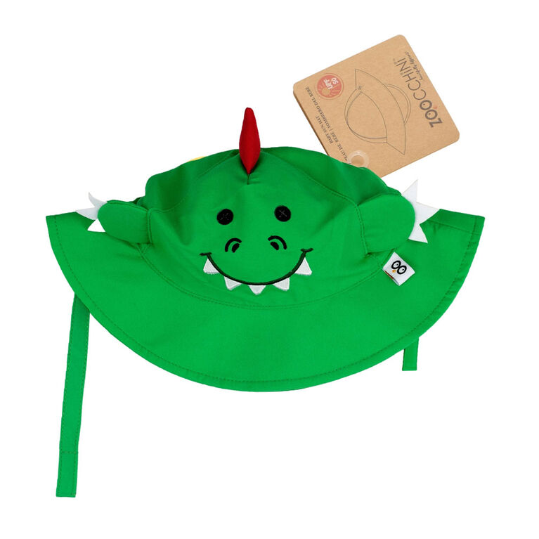 ZOOCCHINI - UPF50+ Baby Sun Hat Devin the Dinosaur 6-12M