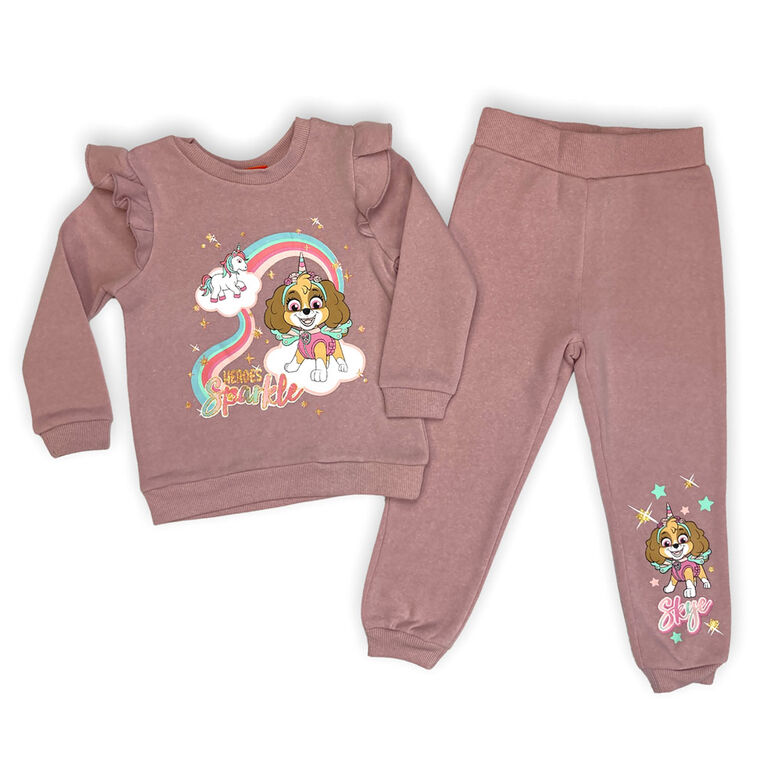 Paw Patrol 2 Piece Jogger Set - Pink 3T