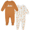 Petit Lem-Bebe Pqt2 Dormeuse Tricot Rouille