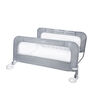 Double barrière de lit de sécurité Summer Infant - grise.