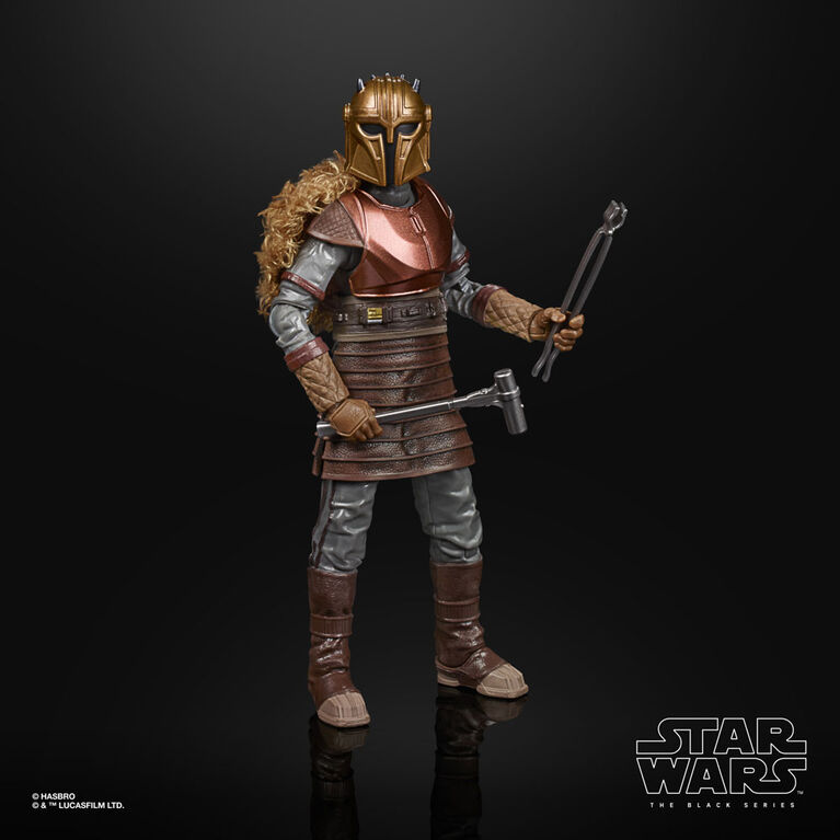 Star Wars The Black Series, figurine articulée de collection The Armorer de 15 cm, The Mandalorian - Édition anglaise - Notre exclusivité