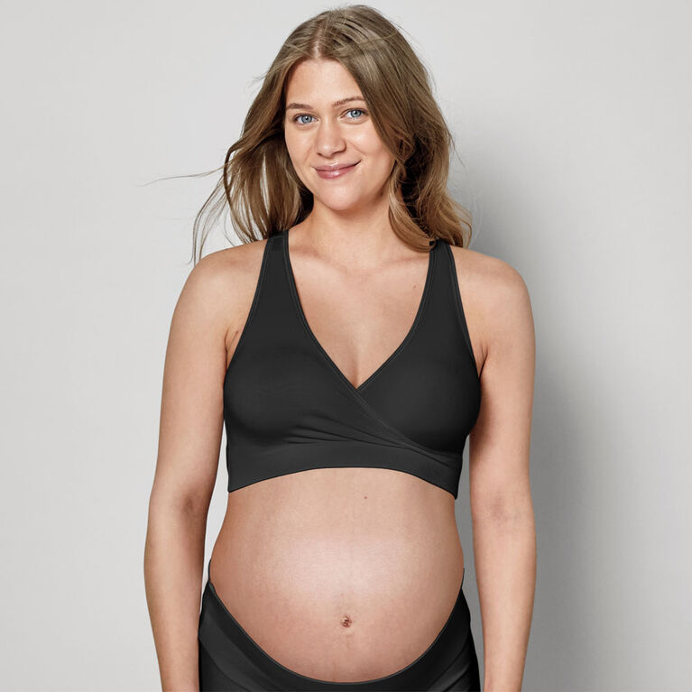 STAY COOL: Medela Keep Cool Sleep Breathable Nursing and Maternity Bra -  Black | Large