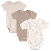 Just Born - Lot de 3 Bodys - Tan