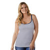 Bravado Designs - Classic Nursing Cami - Navy Stripe, Large