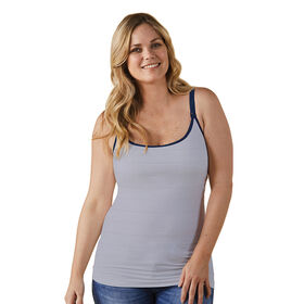 Bravado Designs - Classic Nursing Cami - Navy Stripe, Large