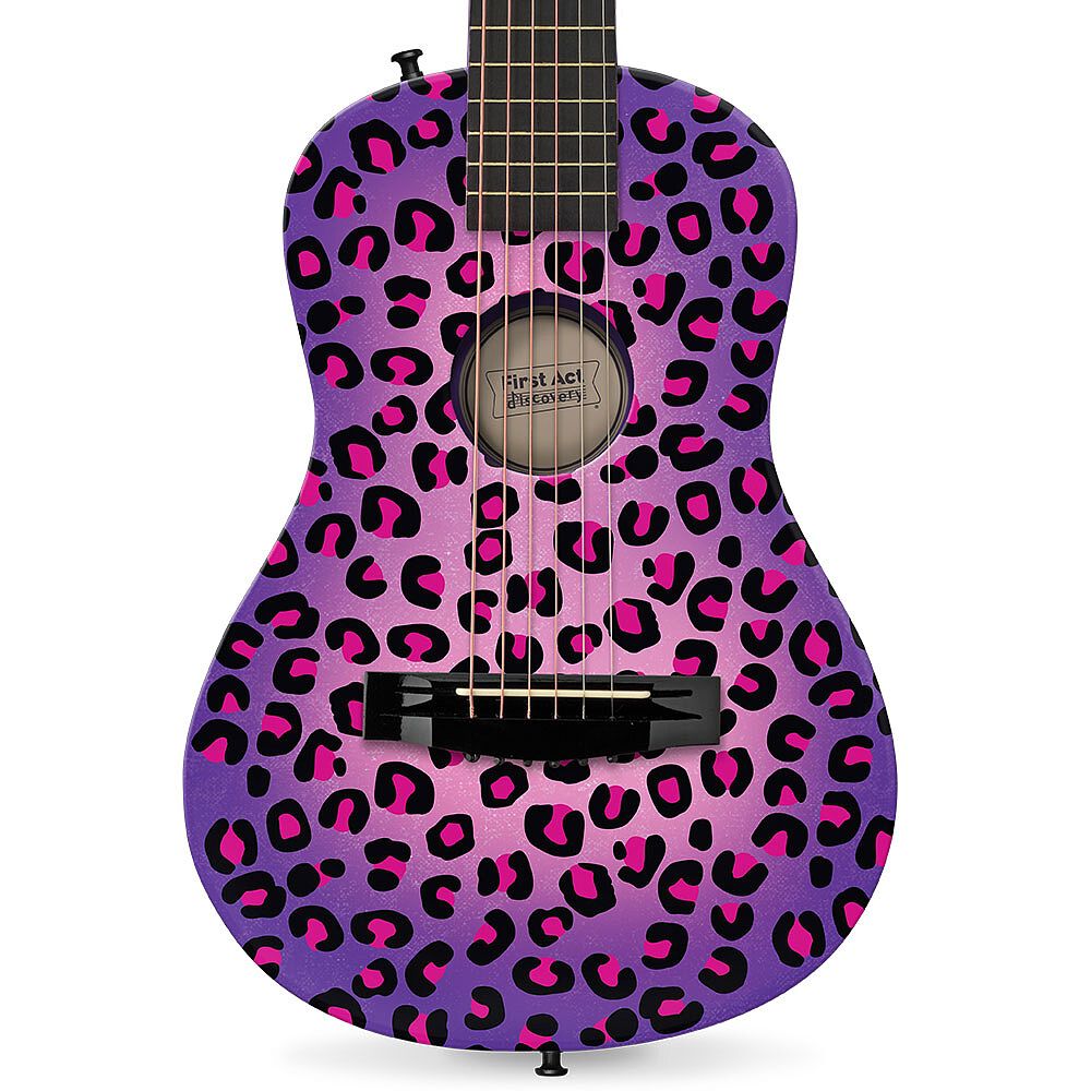 Guitare acoustique sur mesure Discovery de First Act Guepard violet. Toys R Us Canada