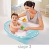 Baignoire pour nouveau-né à tout-petit Ocean Buddies de Summer Infant avec barre de jouets.