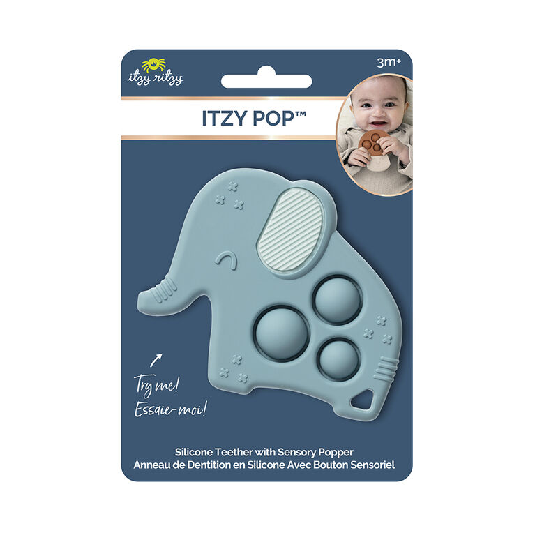 Itzy Pop Elephant Teether