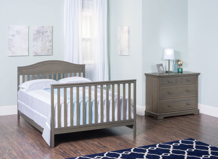 Child Craft Sidney 4-in-1 Convertible Crib - Dapper Gray