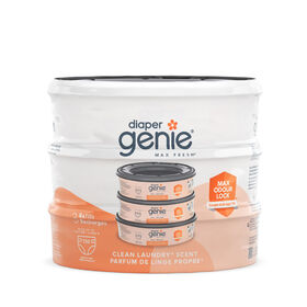Diaper Genie Max Fresh Round Refill 3-pack