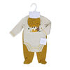 Sterling Baby Ensemble de 3 pieds : Renard jaune moutarde 3M