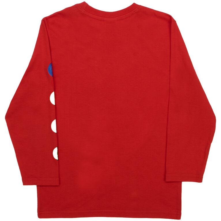 Lego Face Long Sleeve Tshirt Red