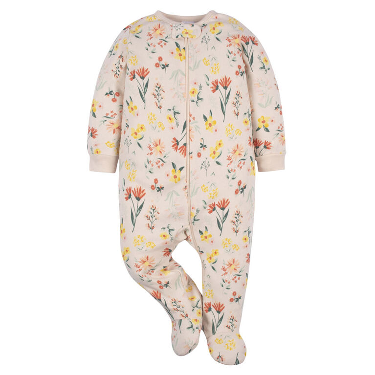 V&ecirc;tements pour enfants Gerber - Paquet de 2 Sleep N Play - Fleurs sauvages - 6-9 mois