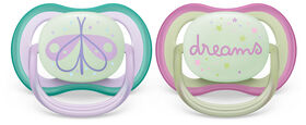 Avent UltraAir Paci 0-6m dragonfly/dreams 2pk