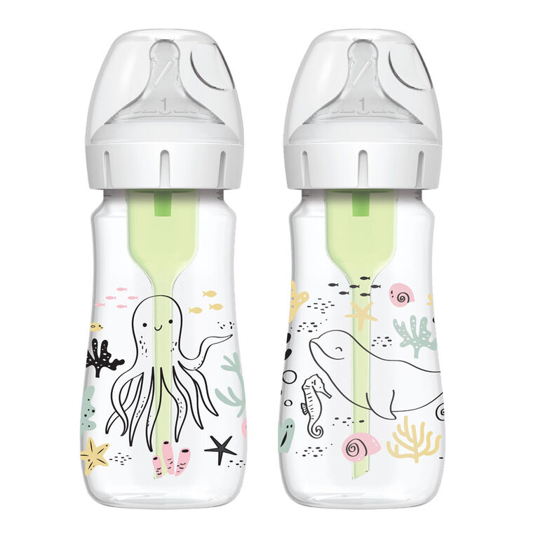 Dr. Brown's - 9oz Options+ Wide Neck Bottle Ocean 2Pk