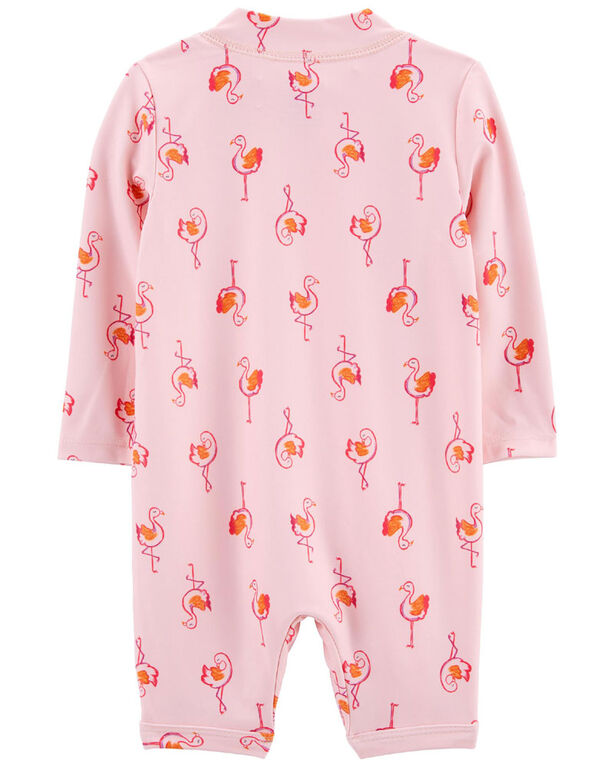 Carter's Flamingo One Piece Rashguard 24M