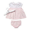 Rock a Bye Baby 2 Piece Dress Set: Pink Floral 6-12M