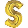 Ballons en forme de lettre or 14 " - S