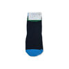 Chloe + Ethan - Chaussettes pour Petits, Rayure Sport Bleu Royale, 3T-4T