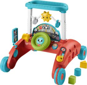 Fisher-Price - Trotteur ​Steady Speed à 2 côtés - Version anglaise et française