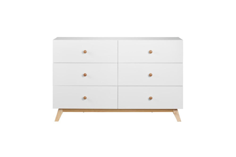 white baby dresser