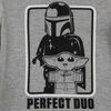 Lego Star Wars Mandalorian Duo Long Sleeve Tshirt Heather Grey