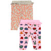 Earth by Art & Eden - Ensemble de 2 leggings Breanna - Rose, 6 mois